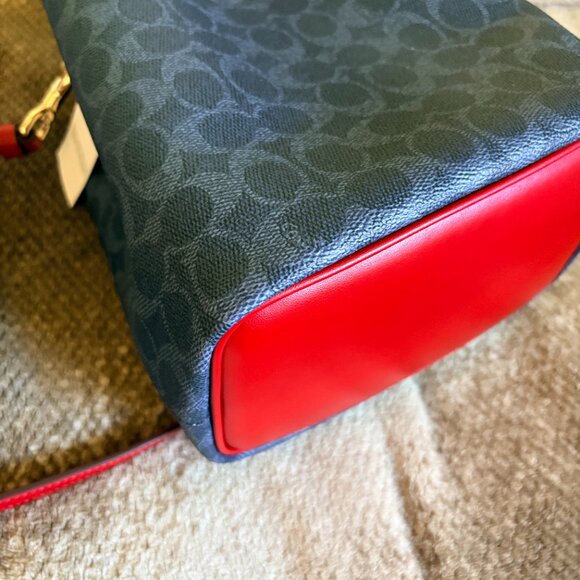 Rowan Bucket Bag In Signature Canvas - Picture 10 of 10